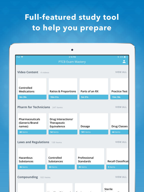 PTCB PTCE Mastery Exam 2026 iPad screenshot 4 - Medical app