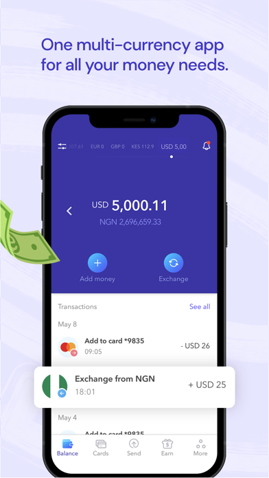 Screenshot #1 pour Eversend - the money app