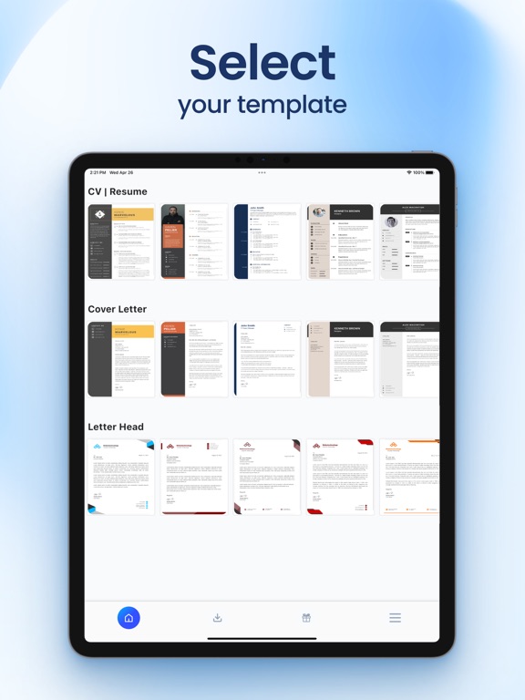 Screenshot #5 pour AI Resume & CV Maker