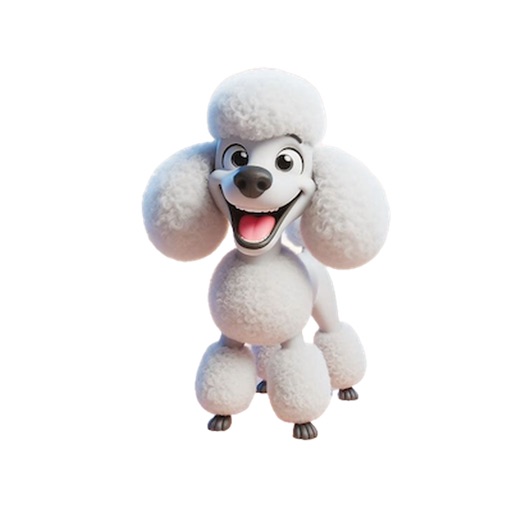 Happy Poodle Stickers icon
