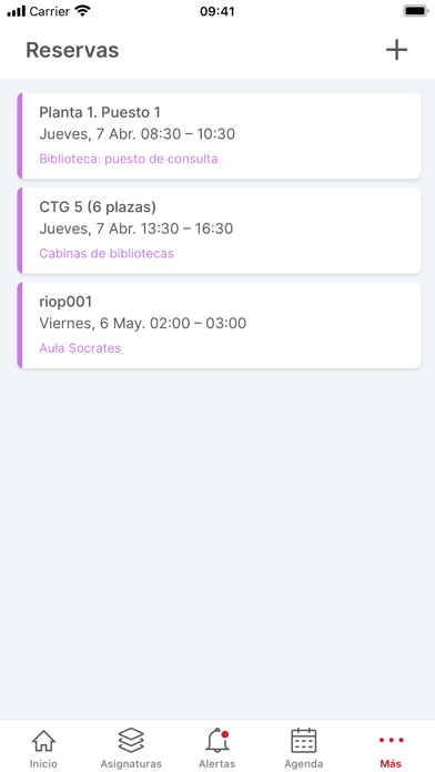 Universidad de Murcia App Screenshot