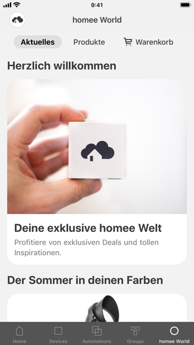 Hörmann homee Screenshot