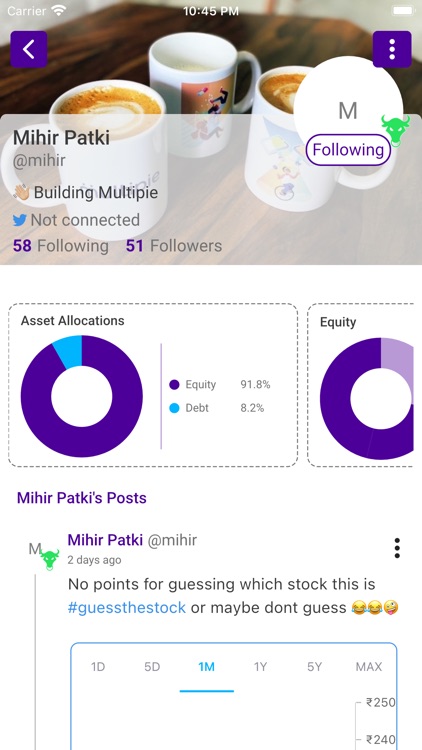 Multipie: Stock, MF, Community