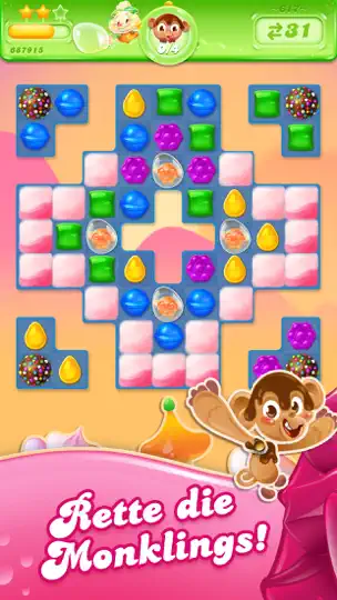 Screenshot von Candy Crush Jelly Saga auf dem iPhone 3