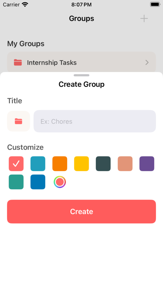 #6. To do list task manager 5Task (iOS) Podle: Nishan Niraula
