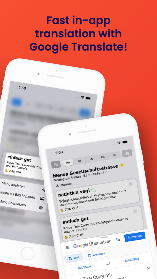 #4. Mensa Menü Uni Bern (iOS) 由: Benedikt Gottstein