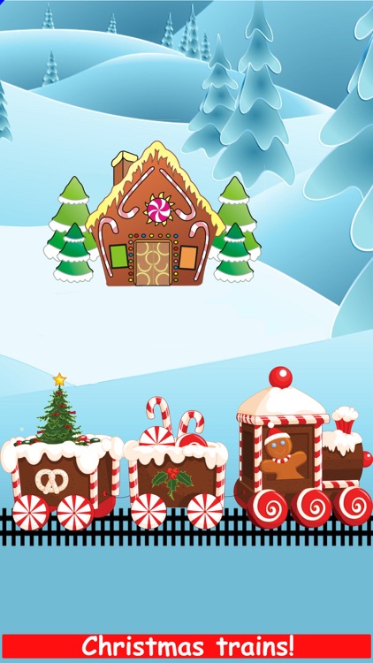 Christmas Train Snowman Games screenshot-8