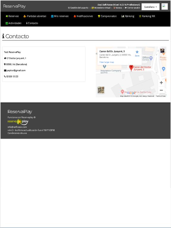 ReservaPlay iPad screenshot 7