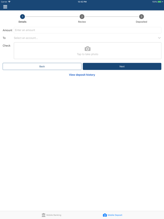 Western New York FCU iPad screenshot 4 - Finance app