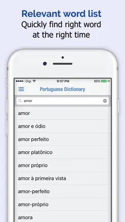 Portuguese Dictionary + iPhone image 2