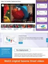 Sesame for Military Families ipad bilder 2