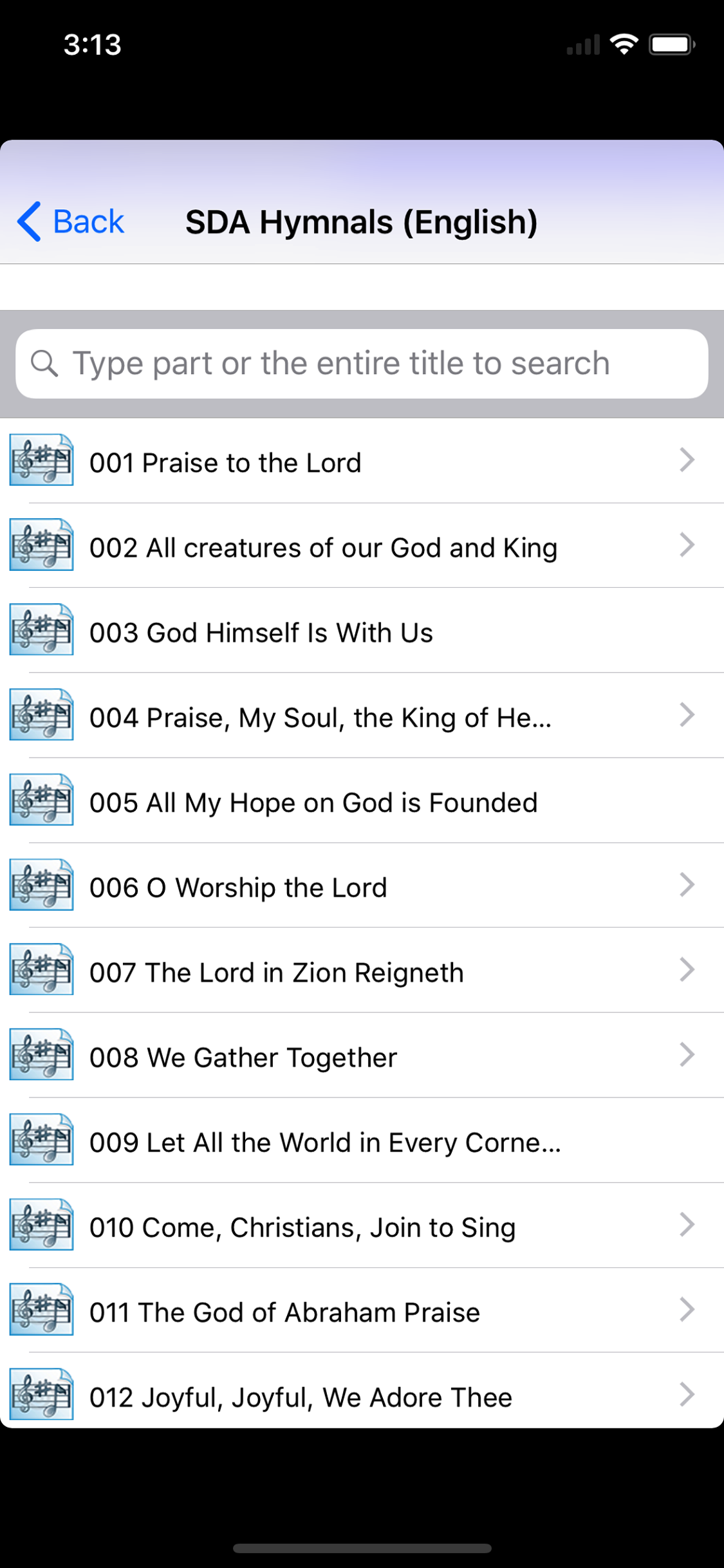 Christian music Score Premium screenshot 5