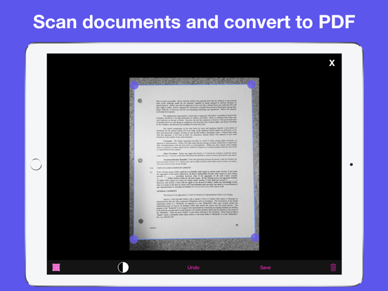 SwiftDocs: PDF Document Maker iPad screenshot 5 - Business app