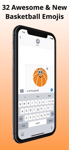 Basketball GM Emojis Ball Star iPhone screenshot