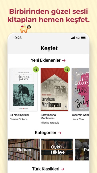 Screenshot #1 pour Kitapyurdu Sesli Kitap