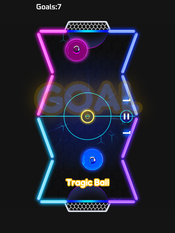 Glow Hockey Strike iPad screenshot 7 - Games app