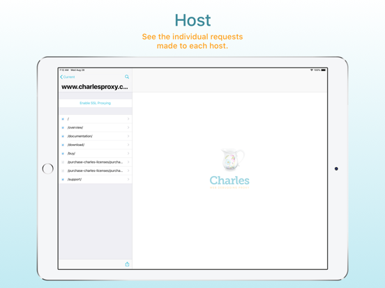 Charles Proxy iPad app afbeelding 4