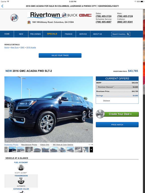 Group 1 GMC Rivertown iPad screenshot 4 - Shopping app