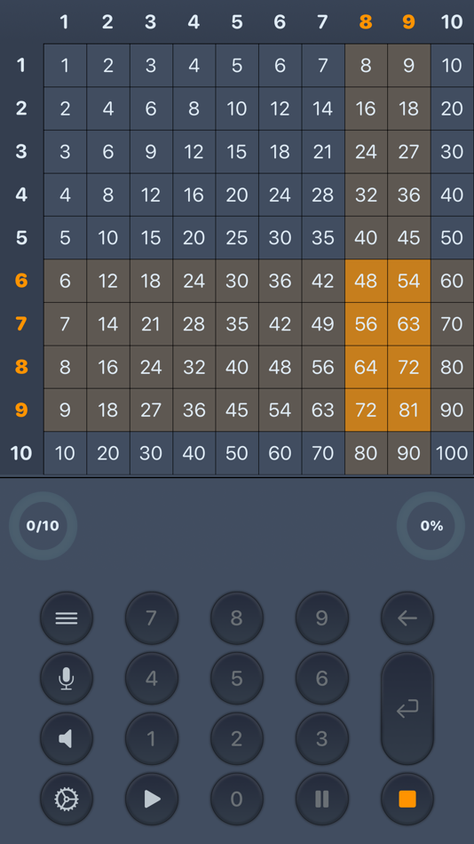 #5. Times Tables Multiplication AU (iOS) 由: Andreas Koegler