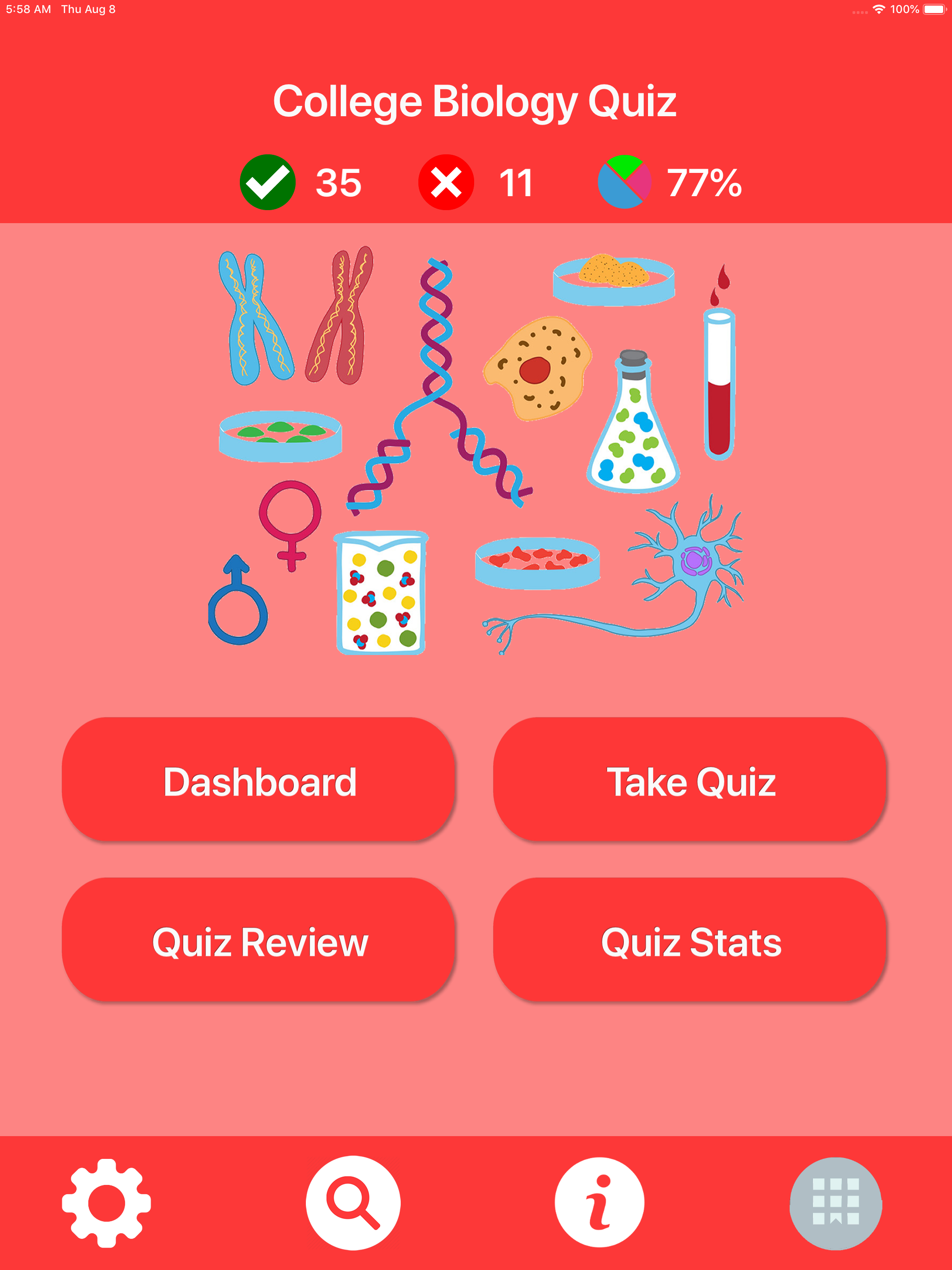 College Biology Quiz screenshot 8