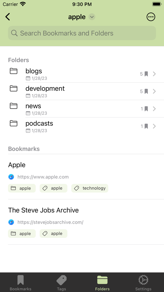 #4. Buchen - Bookmarks (iOS) 由: William Baer