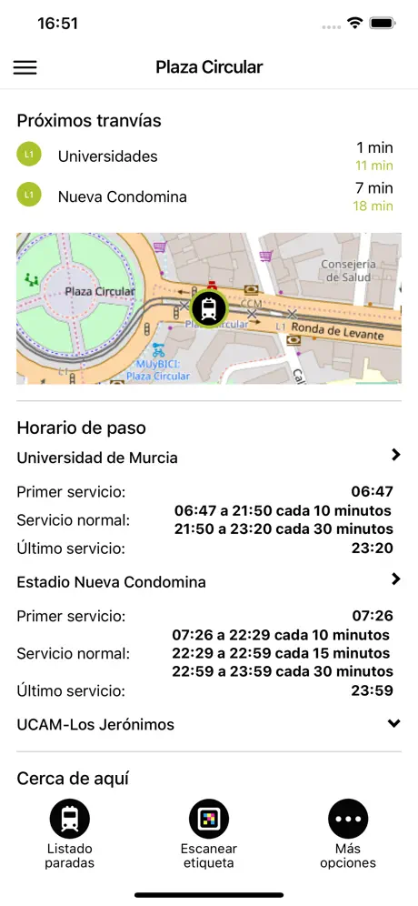 TDM App Tranvía de Murcia
