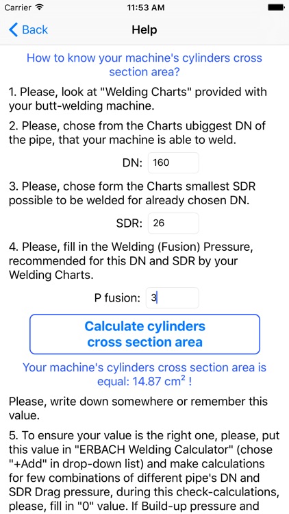 Erbach® Fusion Calculator