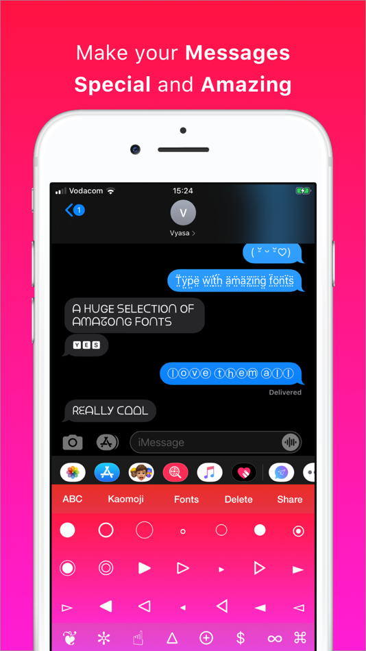 #6. Cool Symbols Keyboard & Fonts (iOS) 由: Vyasa