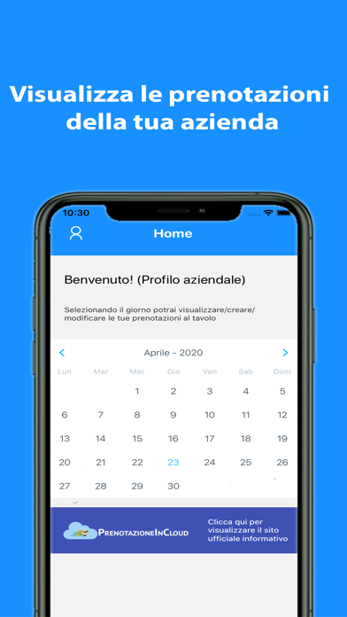 Screenshot #1 pour Prenotazione In Cloud