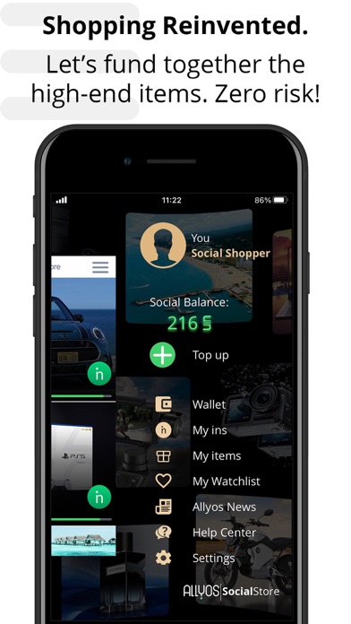Allyos – SocialStore Screenshot
