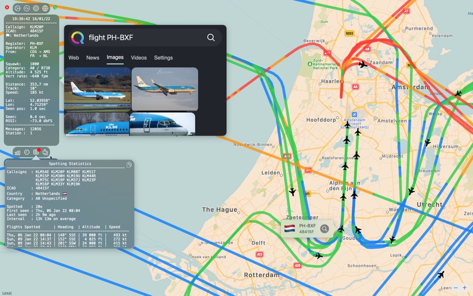 #5. ADS-B Radar (macOS) 由: Jan Nutbroek