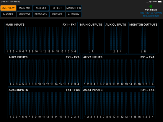 Screenshot #5 pour M16 Digital Mixer