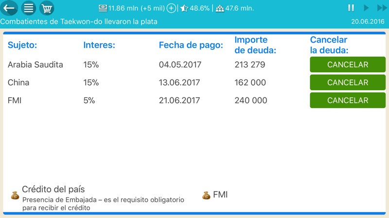 Presidente Simulador screenshot 4