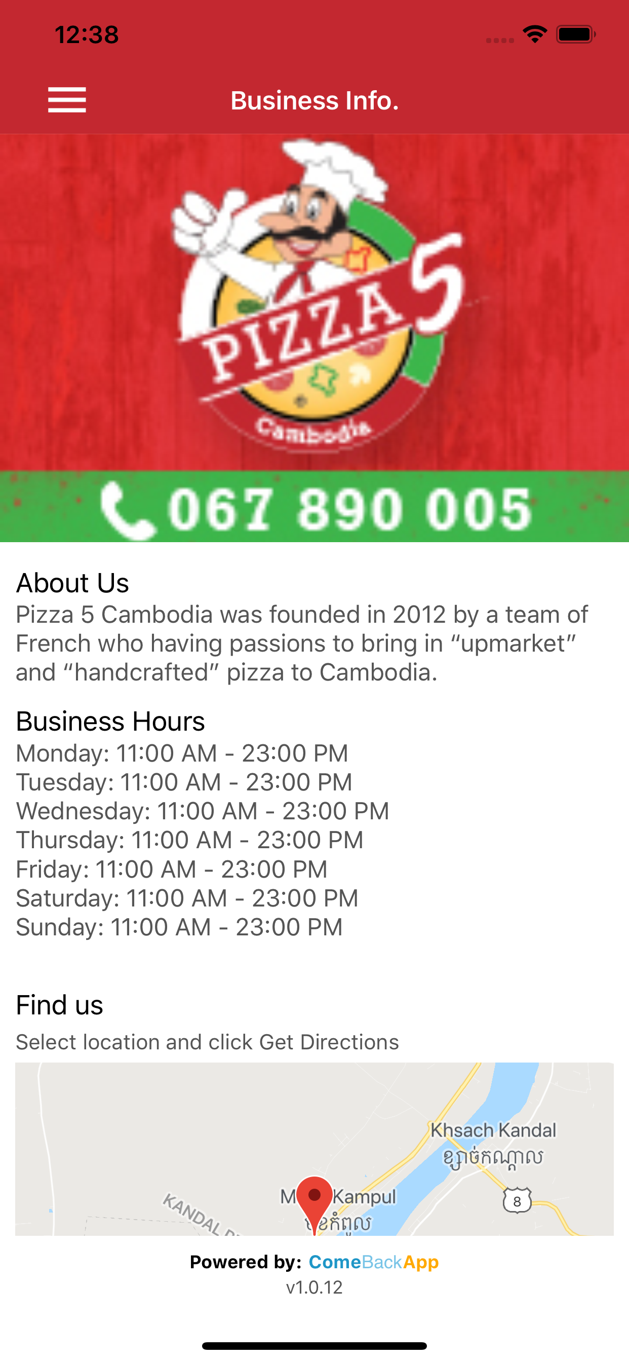 Pizza 5 Cambodia screenshot 7