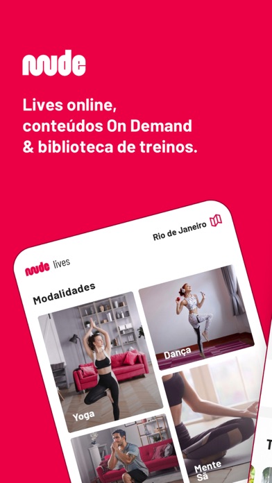 Mude - Fitness e Yoga Screenshot