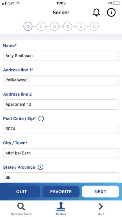 Screenshot #3 pour EAD Customs Declarations