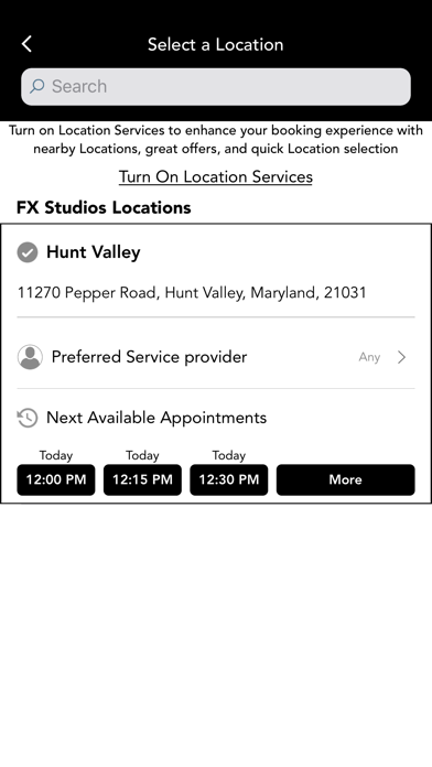 Screenshot #3 pour FX Studios Booking