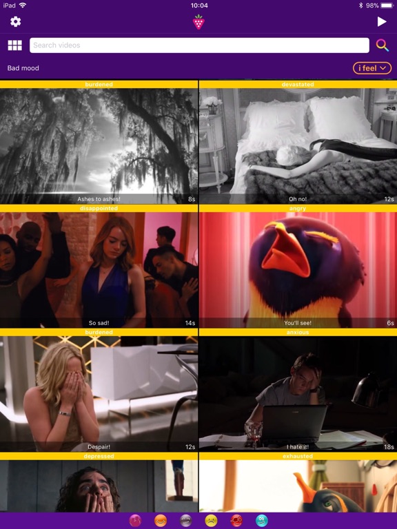 Vimodji - Videos by feeling iPad screenshot 7 - Entertainment app