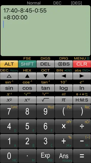 Panecal Scientific Calculator iPhone Ekran Görüntüsü 2