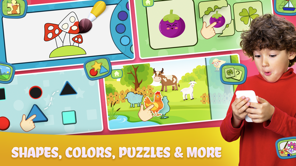 #8. Kids App AI - learning games (iOS) 由: Learning Games for Baby Kids and Toddlers Inc.