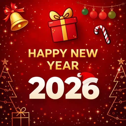 New year stickers & wishes
