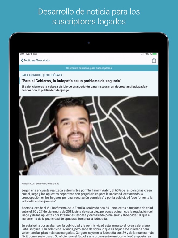 Diario de Mallorca iPad screenshot 4 - News app
