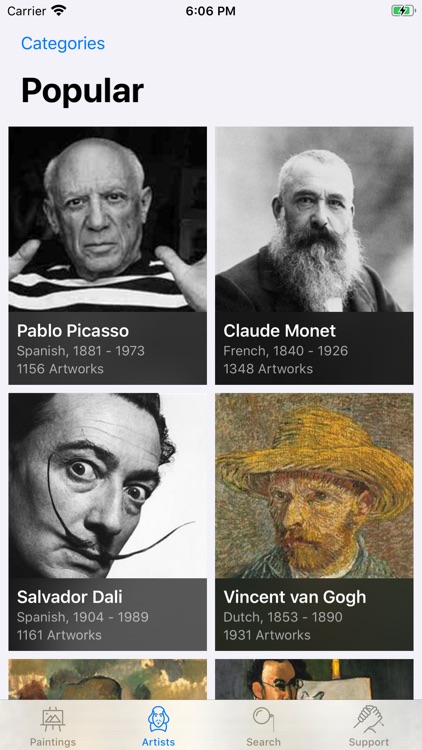 WikiArt screenshot-0