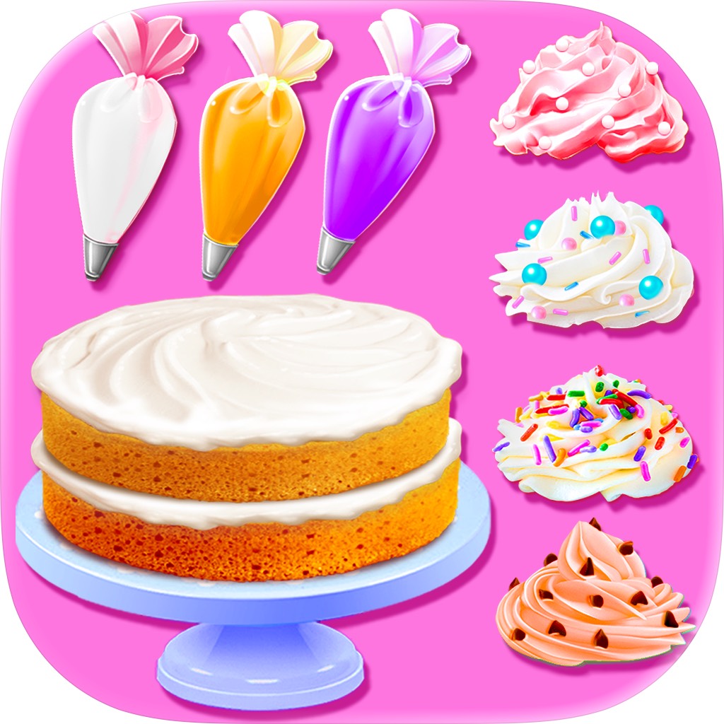 Apple App Store cover for Food Cooking Baking Girl Games