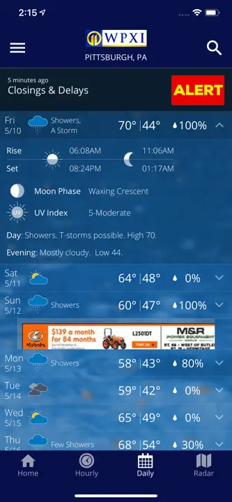 WPXI Severe Weather Team 11: Screenshot 1 von 5