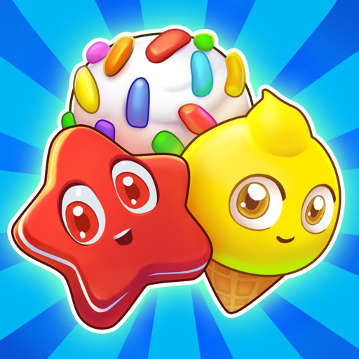 Сладкие загадки: игра 3-в-ряд