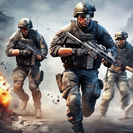 WW2 Army vs Modern FPS Battle iOS App