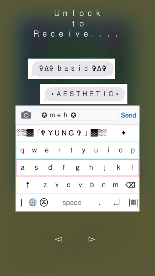 #3. YUNG Keyboard (iOS) By: Cat Bakery, LLC