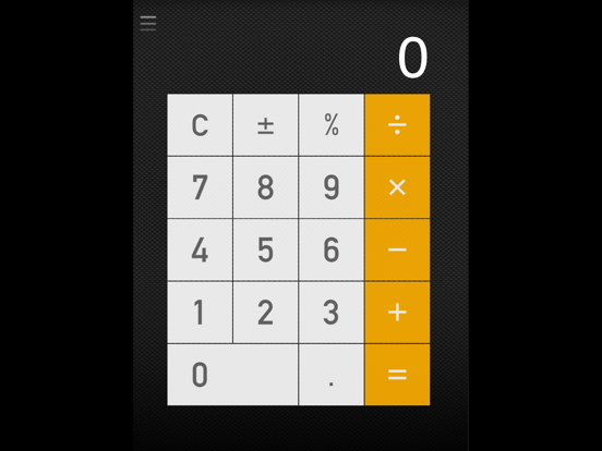 Calculator iPad app afbeelding 1