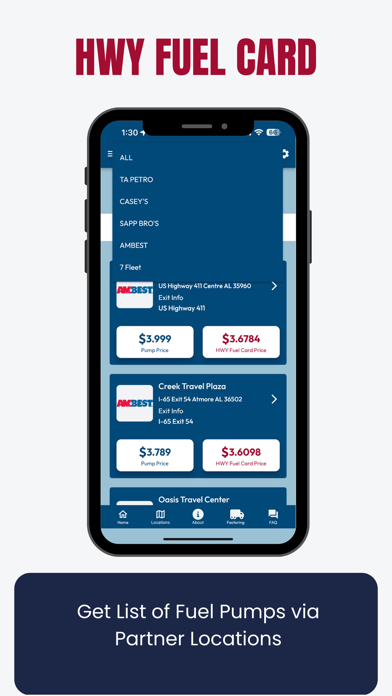 HWY FUEL CARD Screenshot
